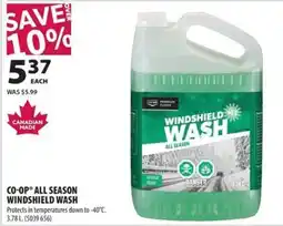 Co-op Co-op all season windshield wash offer