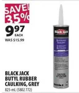 Co-op Black Jack butyl rubber caulking, grey offer