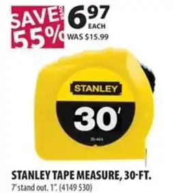 Co-op Stanley tape measure, 30-ft. offer