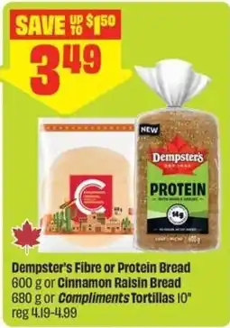 FreshCo Dempster's fibre or protein bread offer