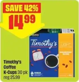 FreshCo Timothy's Coffee K-Cups offer