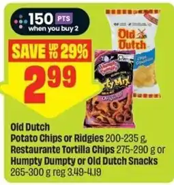 FreshCo Old Dutch Potato Chips or Ridgies offer
