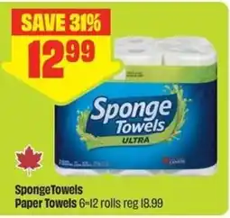 FreshCo SpongeTowels Paper Towels offer