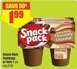 FreshCo Snack Pack Puddings or Gels 4 pk offer