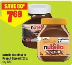 FreshCo Nutella Hazelnut or Peanut Spread offer