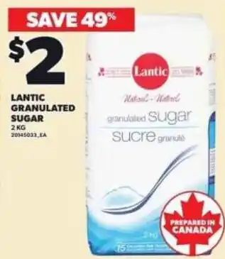 Lantic granulated sugar