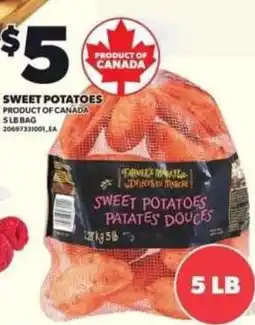 Loblaws Sweet Potatoes offer
