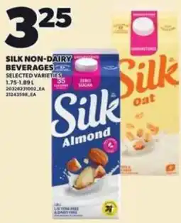 Loblaws Silk non-dairy beverages offer