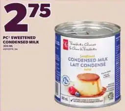 Loblaws PC sweetened condensed milk offer