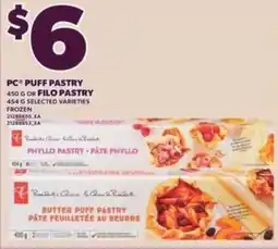 Loblaws PC puff pastry offer