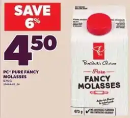 Loblaws PC pure fancy molasses offer