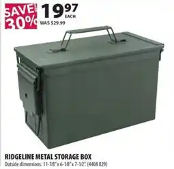 Co-op Ridgeline metal storage box offer