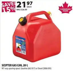 Co-op Scepter gas can offer