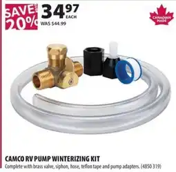 Co-op Camco rv pump winterizing kit offer