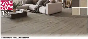 Co-op Artfloor river 8-mm laminate plank offer