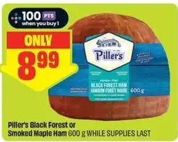 FreshCo Piller's Black Forest or Smoked Maple Ham offer