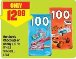 FreshCo Hershey's Chocolate or Candy 100 pk offer