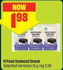 FreshCo O'Food Seaweed Snack offer