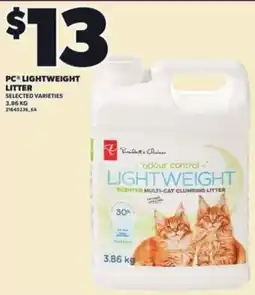 Loblaws PC lightweight litter offer