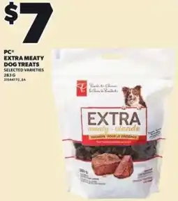 Loblaws PC extra meaty dog treats offer