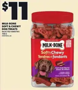 Loblaws Milk bone soft & chewy dog treats offer