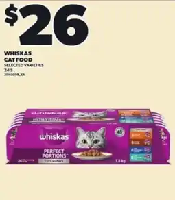 Loblaws Whiskas cat food selected varieties offer