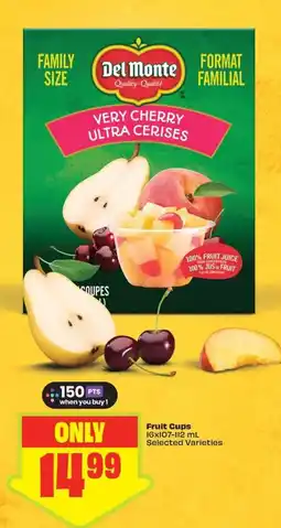 FreshCo Del Monte fruit cups offer