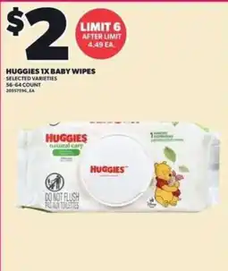Loblaws Huggies 1x baby wipes offer