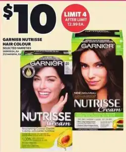 Loblaws Garnier nutrisse hair colour offer
