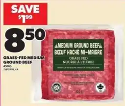 Loblaws Grass-fed medium ground beef offer