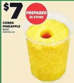 Loblaws Cored Pineapple offer