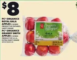 Loblaws PC organics royal gala apples offer