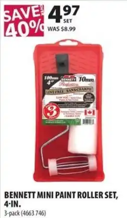 Co-op Bennett mini paint roller set offer