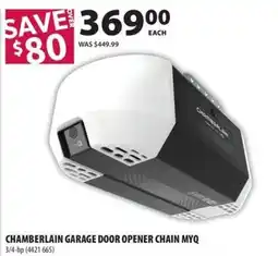 Co-op Chamberlain garage door opener chain myq offer