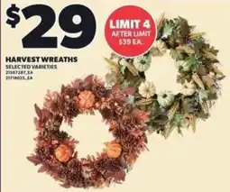 Loblaws Harvest Wreaths offer