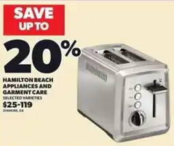Loblaws Hamilton Beach appliances and garment care offer