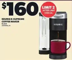 Loblaws Keurig k-supreme coffee maker black offer