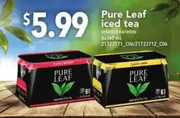 Loblaws Pure Leaf iced tea offer