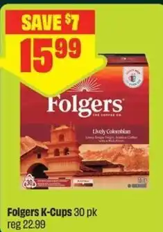 FreshCo Folgers K-Cups offer