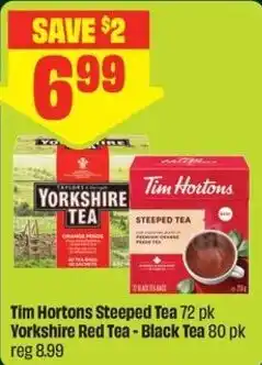 FreshCo Tim Hortons Steeped Tea offer
