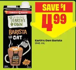 FreshCo Earth's Own Barista Oat offer