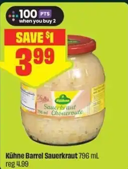 FreshCo Kühne Barrel Sauerkraut offer