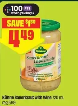 FreshCo Kühne Sauerkraut with Wine offer