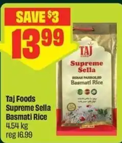 FreshCo Taj Foods Supreme Sella Basmati Rice offer