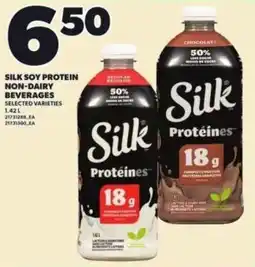 Loblaws Silk soy protein non-dairy beverages offer