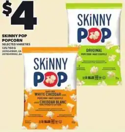 Loblaws Skinny Pop popcorn offer