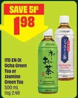 FreshCo Ito En Oi Ocha Green Tea or Jasmine Green Tea offer