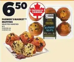 Loblaws Farmer's Market muffins offer