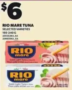 Loblaws Rio mare tuna offer
