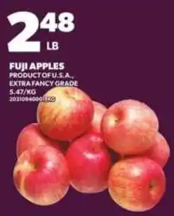 Loblaws Fuji apples offer
